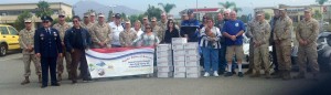The Inland Empire Chapter donates care packages to the Marines at March ARB